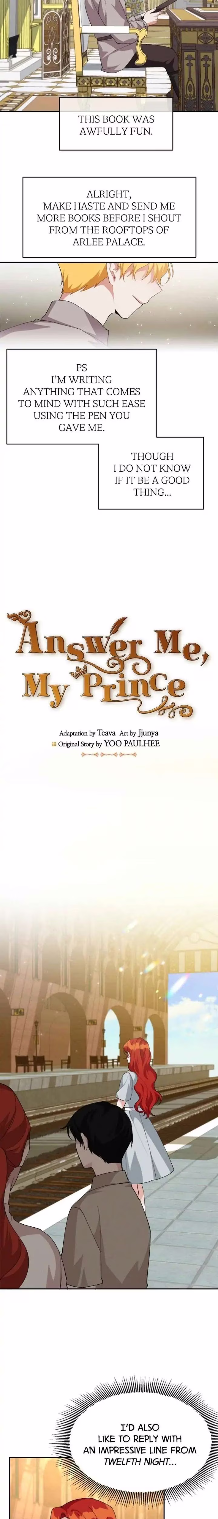 Answer Me My Prince - Chapter 17 - Part 3