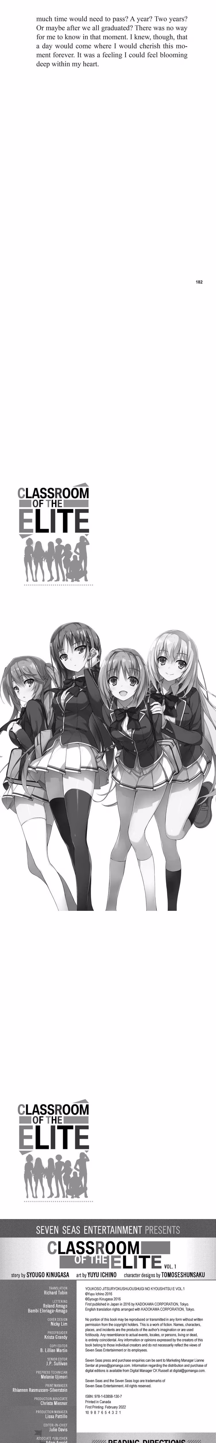 Classroom of the Elite - Chapter 7 - Part 4