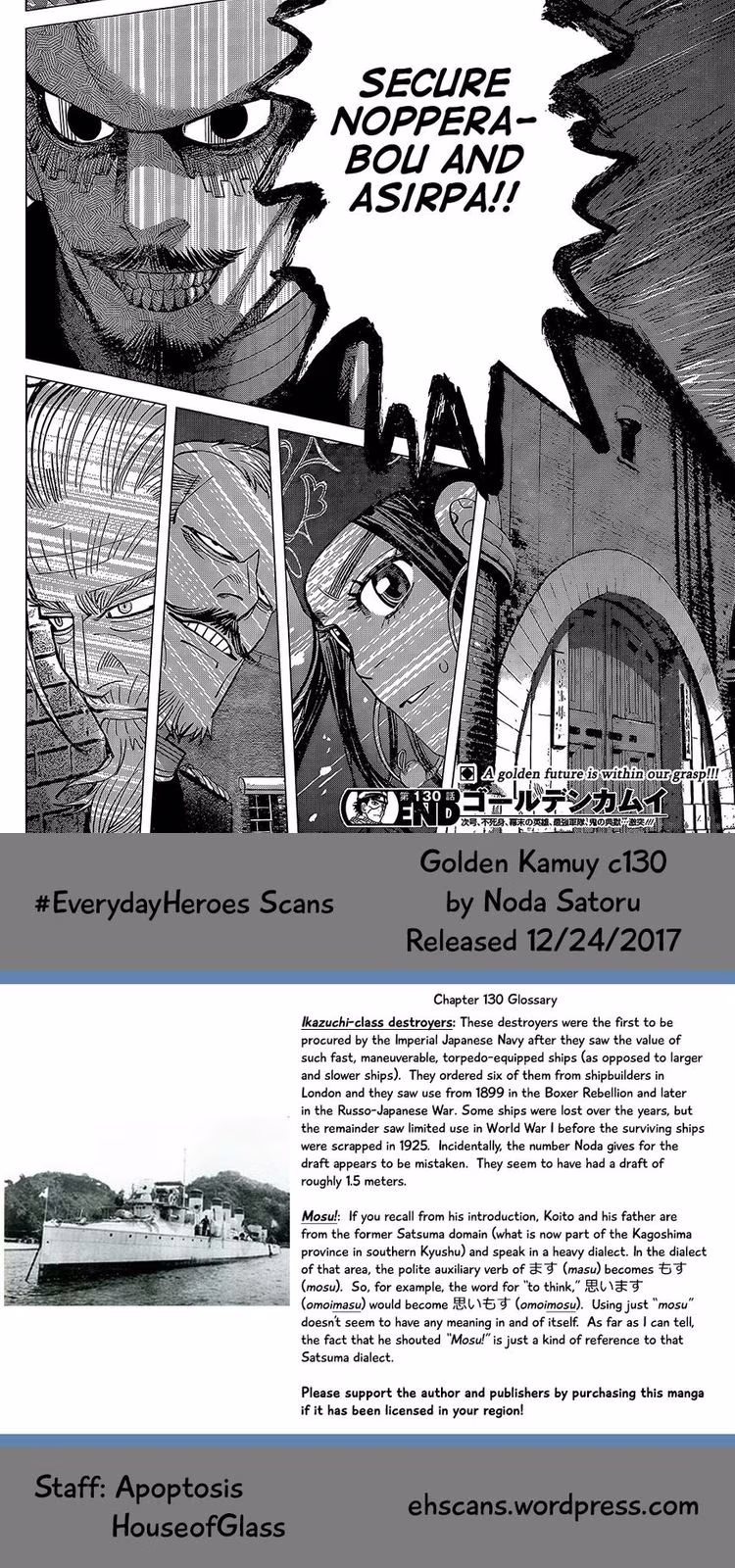 Golden Kamui - Chapter 130 - Part 3