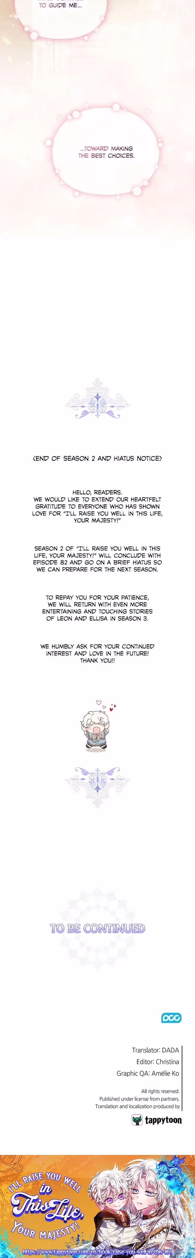 I'll Raise You Well in This Life, Your Majesty! - Chapter 82 - Part 24