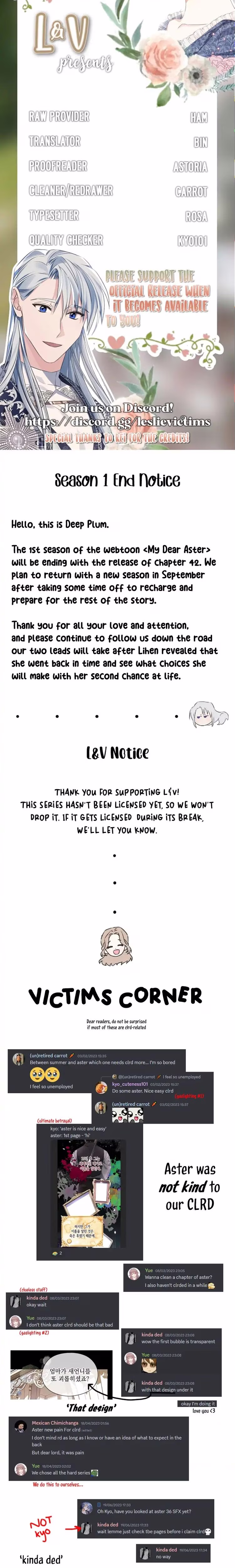 My Dear Aster - Chapter 42 - Part 24