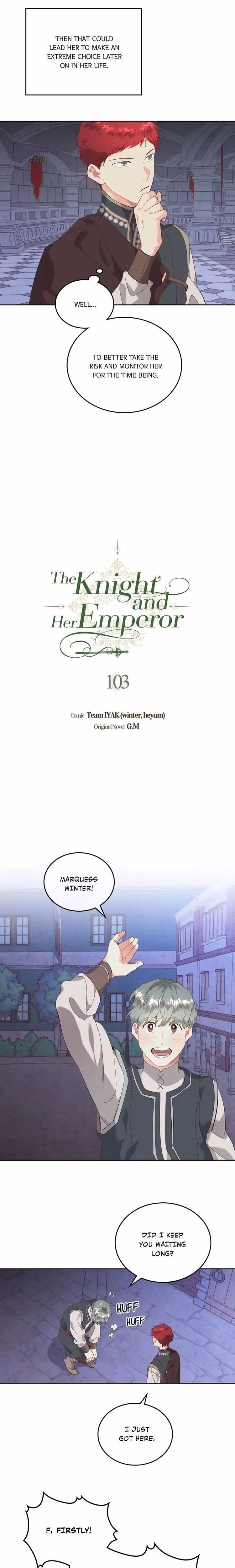 The Knight and Her Emperor - Chapter 103 - Part 5