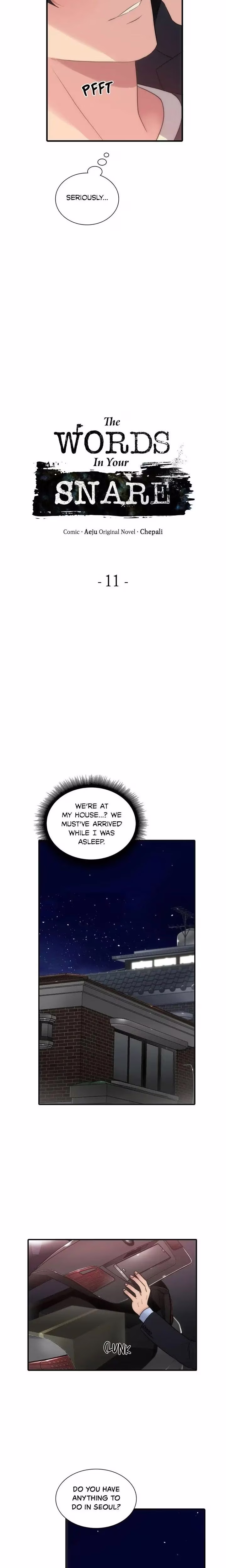 The Words in Your Snare - Chapter 11 - Part 3