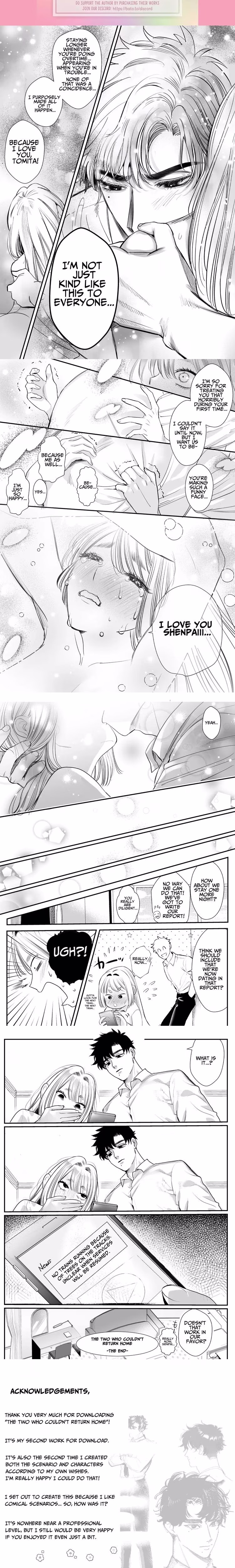 They Can't Go Back - Alone with Senpai on a Typhoon Night - Chapter 1 - Part 12