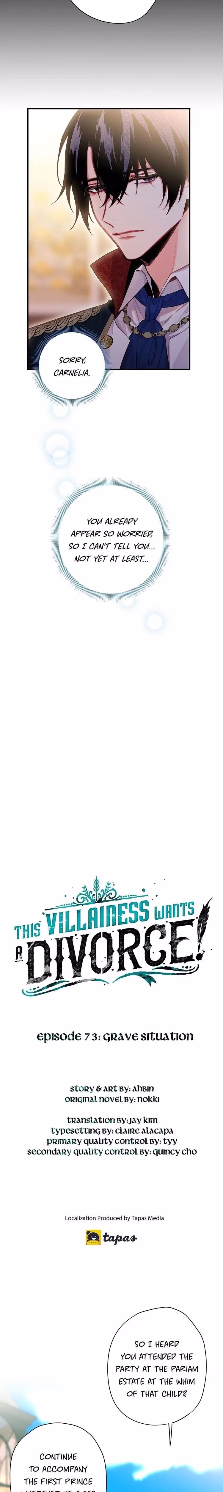 This Villainess Wants a Divorce! - Chapter 73 - Part 6