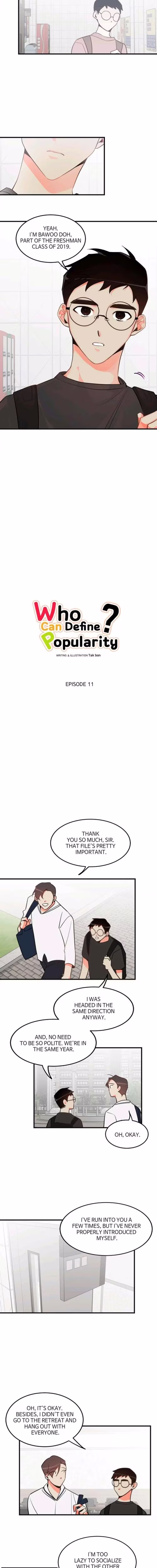 Who Can Define Popularity - Chapter 11 - Part 3