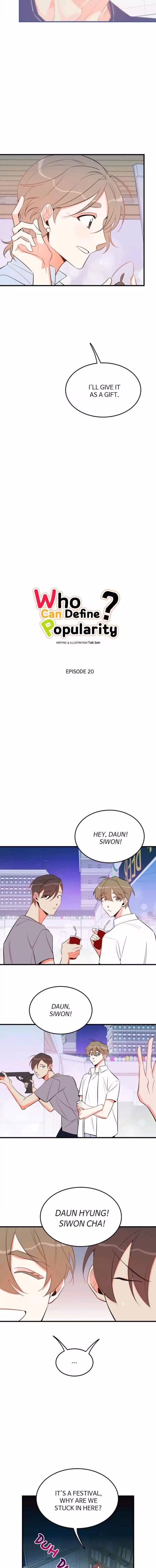 Who Can Define Popularity - Chapter 20 - Part 3