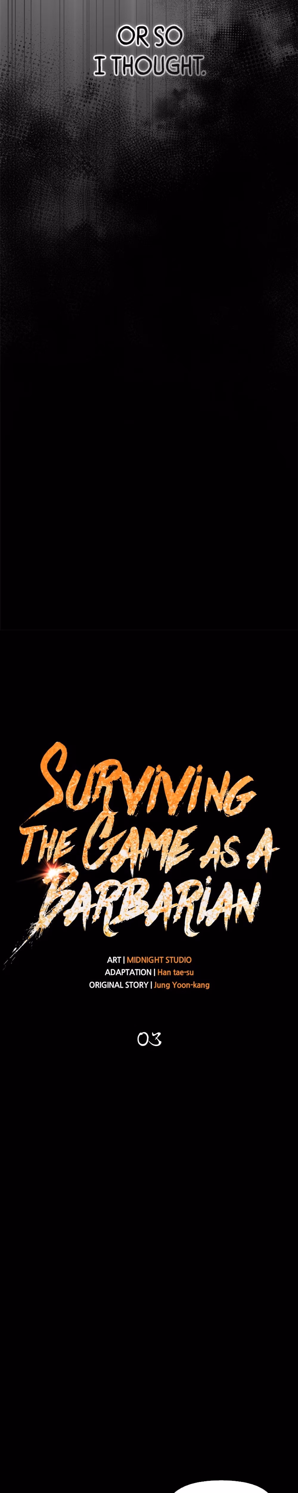 Surviving The Game as a Barbarian - Chapter 3 - Part 3